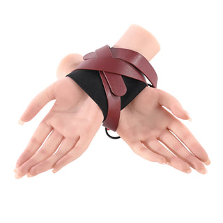 Sportsheets Sex & Mischief Ex's & Oh's Cross Cuffs - Horny Stoner