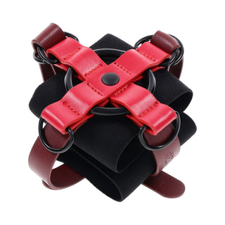 Sportsheets Sex & Mischief Ex's & Oh's Cross Cuffs - Horny Stoner