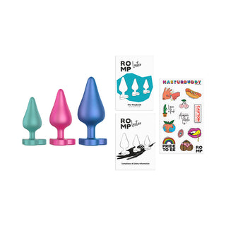 ROMP Luster Anal Plug Set - Horny Stoner