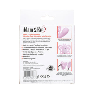 Adam & Eve Venus G-Spot Butterfly - Horny Stoner