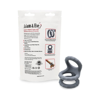 Adam & Eve Adam's Ridged Triple Cage Erection Enhancer