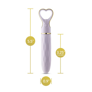 Delice Heartthrob Lavender Love Rechargeable Finger Vibrator