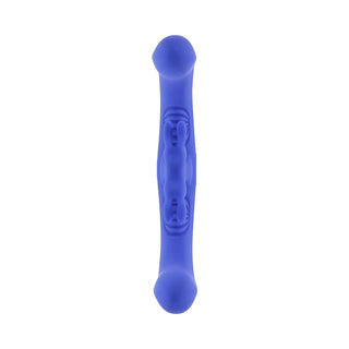 Evolved Lovebirds Rechargeable Silicone Remote-Controlled Dual-Ended Vibrator Blue