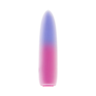 Evolved Paradise Bullet Rechargeable Dual Layer Silicone Bullet Vibrator Pink/Purple - Horny Stoner