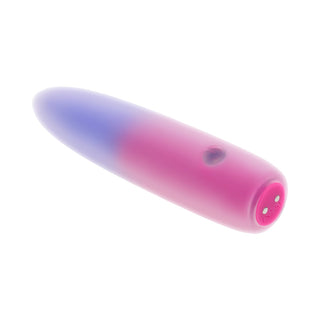 Evolved Paradise Bullet Rechargeable Dual Layer Silicone Bullet Vibrator Pink/Purple - Horny Stoner