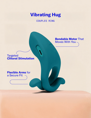 Dame Hug Vibrating Squishy Bendable Couples Ring