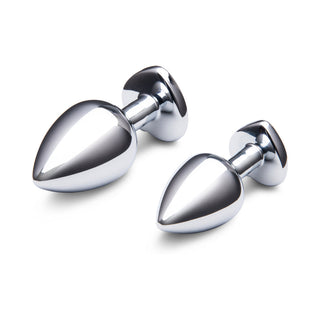 b-Vibe Jewel Metal Training Plug Set - Horny Stoner