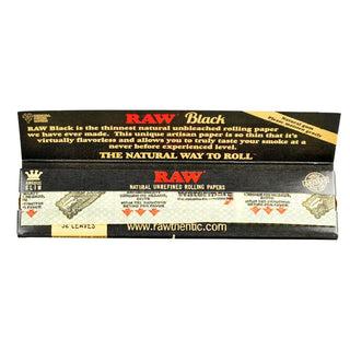 Raw Black Classic Rolling Papers - Horny Stoner