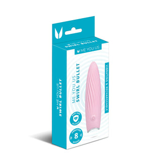 Me You Us Swirl Rechargeable Bullet