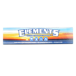 Elements Ultra Thin Rice Rolling Papers - Horny Stoner