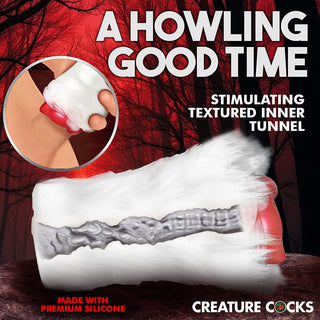 Creature Cocks Snow She-Wolf Silicone Stroker - Horny Stoner