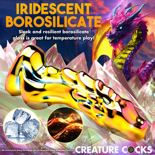 Creature Cocks Dragon Glass Glass Dildo - Horny Stoner