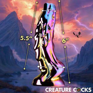 Creature Cocks Dragon Glass Glass Dildo - Horny Stoner