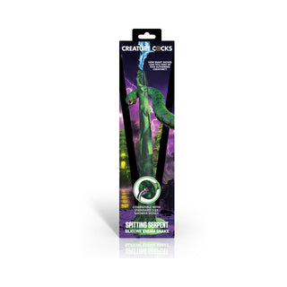 Creature Cocks Spitting Serpent Silicone Enema Snake - Horny Stoner
