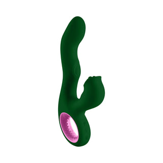 FemmeFunn Pallina Rechargeable Triple Action Thumping Rabbit Vibrator With Triple Ball Rotating External Stimulator