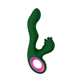 FemmeFunn Pallina Rechargeable Triple Action Thumping Rabbit Vibrator With Triple Ball Rotating External Stimulator