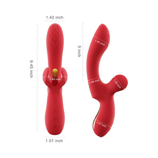Honey Play Box Fortexa App-Controlled Rechargeable Kinky Finger Flapping Dual Stimulator