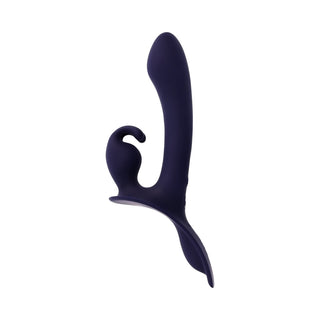 Evolved Giving Vibes Purple Strap-On Vibrator
