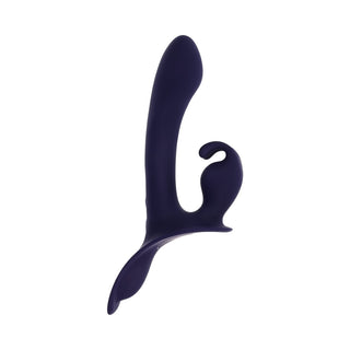 Evolved Giving Vibes Purple Strap-On Vibrator