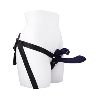 Evolved Giving Vibes Purple Strap-On Vibrator