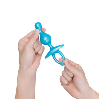b-Vibe Butties Pop Beaded Silicone Plug - Horny Stoner