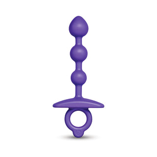 b-Vibe Butties Zip Silicone Anal Bead - Horny Stoner