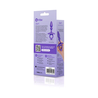 b-Vibe Butties Dart Silicone Anal Plug - Horny Stoner