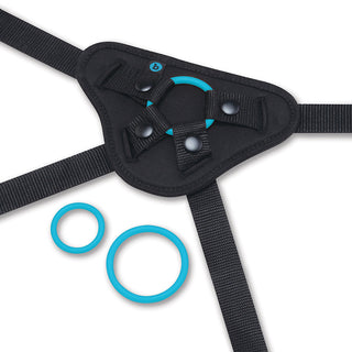 b-Vibe Every Body Strap-On Harness Set with 6 in. Silicone Dildo Peg - Horny Stoner