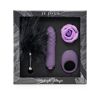 Je Joue Midnight Magic: Duet Bullet, Mio Ring, Feather Tickler, Rose Bath Melt - Horny Stoner