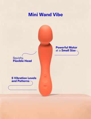 Dame Min Mini Ergonomic Cordless Wand Vibrator