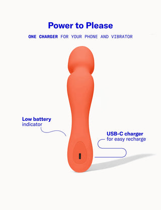 Dame Min Mini Ergonomic Cordless Wand Vibrator
