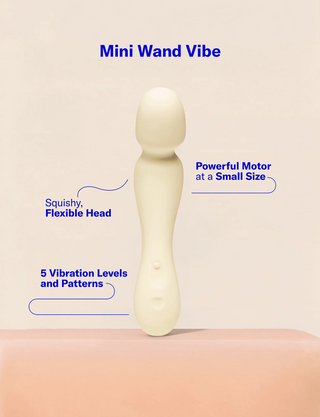 Dame Min Mini Ergonomic Cordless Wand Vibrator