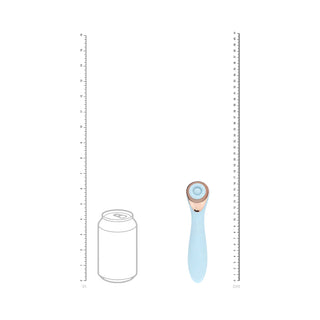 LoveLine Darling AirTapTech Rechargeable Suction Dual-Ended Stimulator With Insertable Vibrating Handle