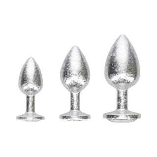 International New York Collection Metal Anal Plug Set Silver