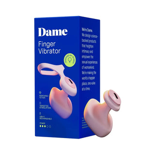 Dame Fin 2.0 Finger Vibe With Removable Tether