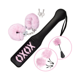 Bondage By Nasstoys Naughty In Pink Black/Pink - Horny Stoner