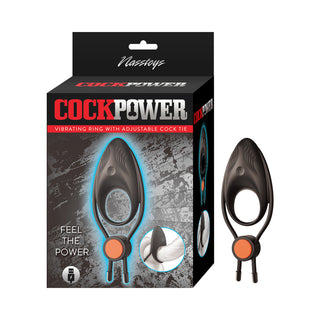Cockpower Vibrating Ring with Adjustable Cock Tie