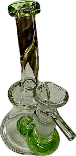 Ripkitty 7” Conical Bong Color Shower with 14mm Male Bowl