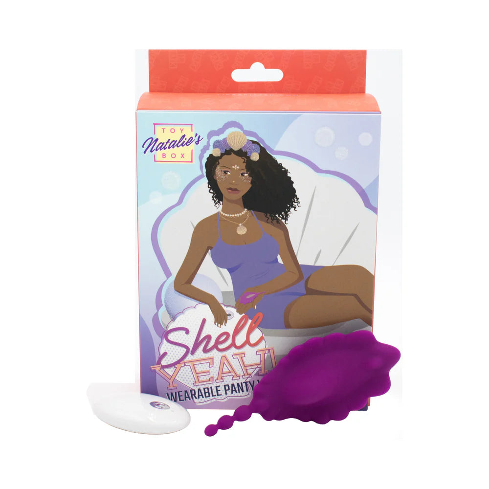 Shell Yeah! Remote Control Wearable Panty Vibrator - Horny Stoner