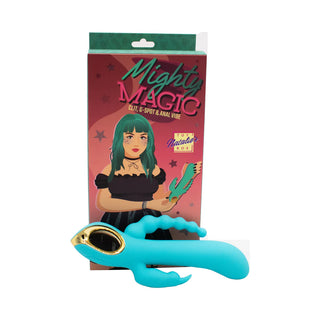 Mighty Magic Clit G-Spot & Anal Vibrator - Horny Stoner
