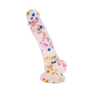Cock-A-Palooza Confetti Silicone Dildo - Horny Stoner