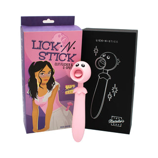 Lick n Stick Flicker & GSpot Vibrator - Horny Stoner