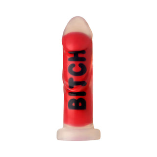 Master Series BITCH Silicone Girthy Harnessable Dildo With Suction Cup