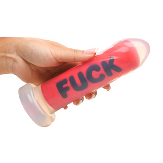 Master Series FUCK Silicone Girthy Harnessable Dildo With Suction Cup