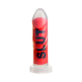 Master Series SLUT Silicone Girthy Harnessable Dildo With Suction Cup