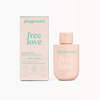 Playground Free Love Extra-Gentle Water-Based Personal Lubricant 3.7 oz.