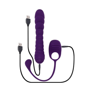 Playboy Twisted Playground Rechargeable Customizable Detachable Triple Stimulating Versatile Vibrator
