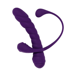 Playboy Twisted Playground Rechargeable Customizable Detachable Triple Stimulating Versatile Vibrator