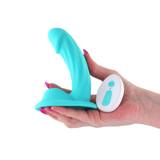Colours Curve Vibrating Remote Control Dildo