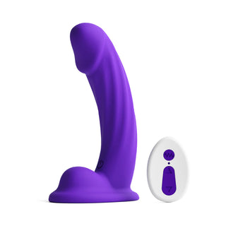 Colours Curve Vibrating Remote Control Dildo